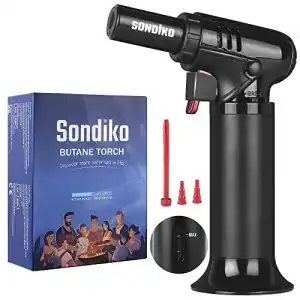 Flambierbrenner sondiko mit tankanzeige s907 bunsenbrenner