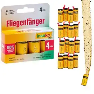Fliegenfalle inseko 16 x i premium fliegenfaenger i frucht