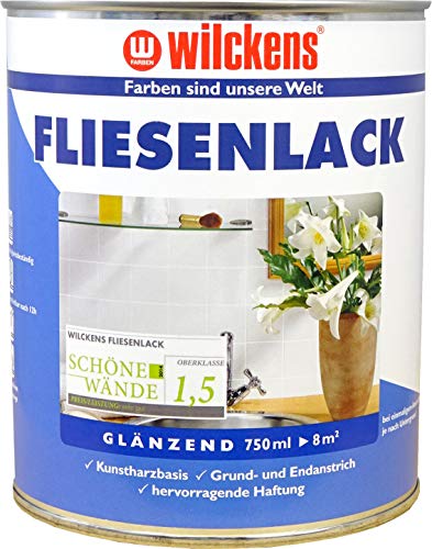 Fliesenlack Wilckens glänzend, 750 ml, Weiß