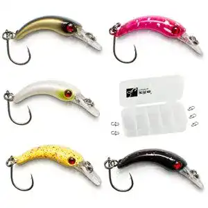 Forellen blinker zite fishing forellen wobbler set mit box
