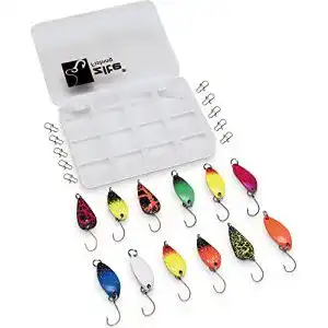 Forellen blinker zite fishing set 23 tlg trout spoons forelle