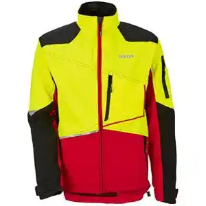 Forstjacke kox stretch elch 2 0 rot gelb gr s