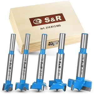 Forstnerbohrer S&R -Set für Holz 5-tlg, 15, 20, 25, 30, 35 mm