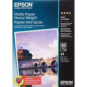 Fotopapier A4 Epson C13S041256 Matte Heavyweight Papier