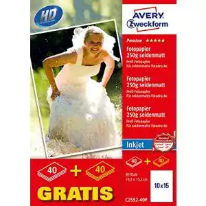 Fotopapier matt avery zweckform c2552 40p premium inkjet