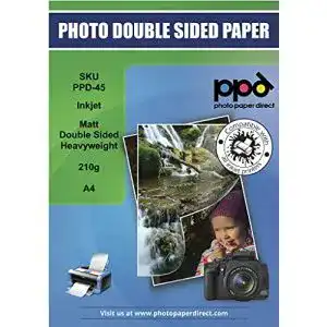 Fotopapier matt ppd 50 x a4 inkjet fotopapier 210g beidseitig