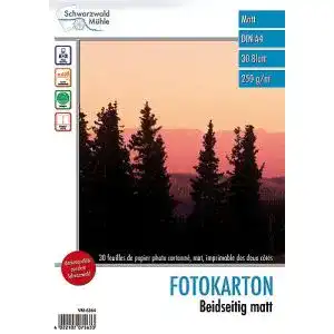 Fotopapier matt schwarzwald muehle fotopapier beidseitig 30 bl
