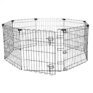 Freilaufgehege amazon basics achteckig laufgehege fuer hunde
