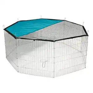 Freilaufgehege kerbl pet kerbl freigehege fuer kleintiere mit tuer