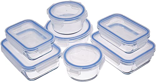 Frischhaltedosen aus Glas Amazon Basics, für Lebensmittel