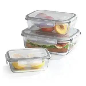 Frischhaltedosen aus glas gourmetmaxx glas frischhaltedosen