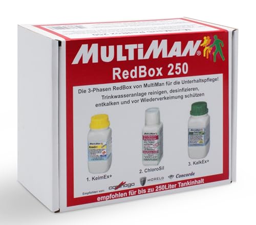 Frischwassertank-Reiniger MultiMan RedBox, jährliche Reinigung