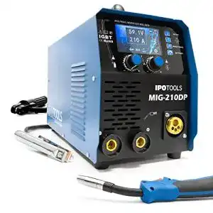 Fuelldraht schweissgeraet ipotools mig 210dp 6in1 mig mag