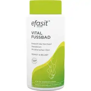 Fussbadesalz efasit vital fussbad 400g basisch hornhaut