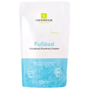 Fussbadesalz greendoor fussbad eisenkraut 500g natuerlich