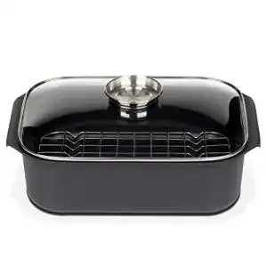 Gaensebraeter gsw rechteckbraeter gourmet mit aroma glasdeckel