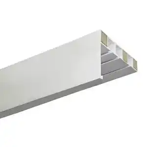 Gardinenschiene gardinia vorhangschiene mit blende p2ue weiss 180 cm