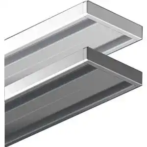 Gardinenschiene garduna 300cm weiss vorhangschiene aluminium