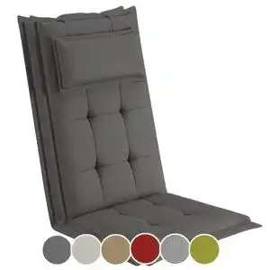 Gartenstuhlauflagen sunnypillow 2 stueck mit abnehmbarem kopfpolster