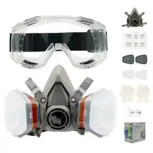 Gasmaske rhino smart solutions gesichtsschutz halbseitig