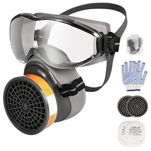 Gasmaske Zelbuck Atemschutzmaske mit Schutzbrille 8100
