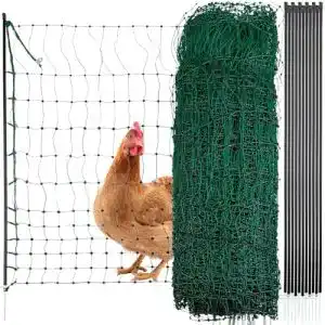 Gefluegelnetz agrarzone 25m x 112cm doppelspitze gruen