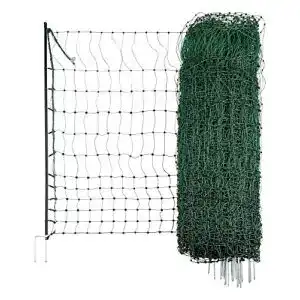 Gefluegelnetz kerbl poultrynet 25 mtr 106 cm doppelspitze gruen