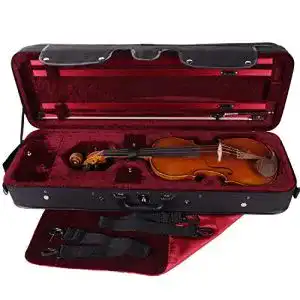 Geigenkasten pacato livorno violinetui 4 4 schwarz rot