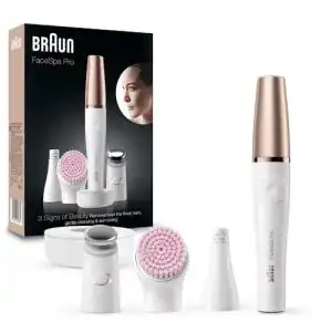 Gesichtsreinigungsbuerste braun facespa pro beauty set