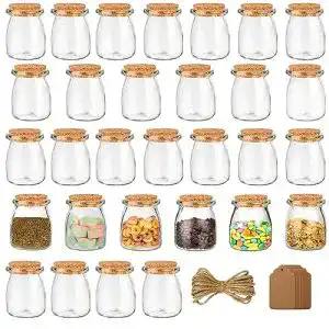 Gewuerzglaeser belle vous 30er pack vorratsglaeser mit deckel
