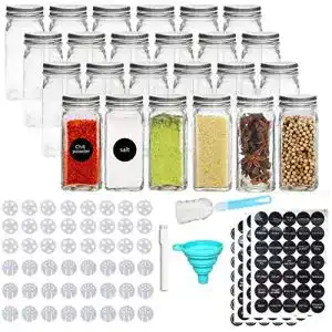 Gewuerzglaeser meckily 24er set gewuerzglas quadratische