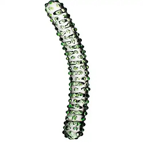 Glasdildo Glassvibrations – Gurke extra strong