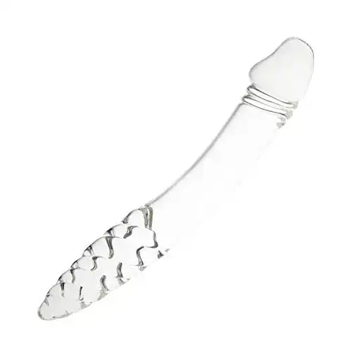 Glasdildo Roluck Doppeldildo Analdildo Kristall Penis Buttplug