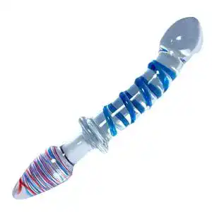 Glasdildo voeeo glas dildo glasplug double headed 23cm g punkt