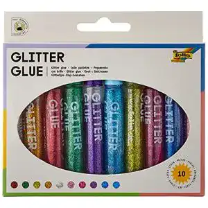 Glitzerstifte glorex folia 574 glitter glue klebestifte