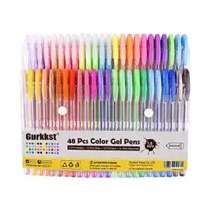 Glitzerstifte gurkkst 48 stueck glitzer gelschreiber gelstifte