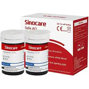 Glukose teststreifen sinocare blutzuckerteststreifen x 50
