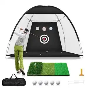 Golf abschlagnetz guecar golfnetz 3 x 21 m golf uebungsnetz