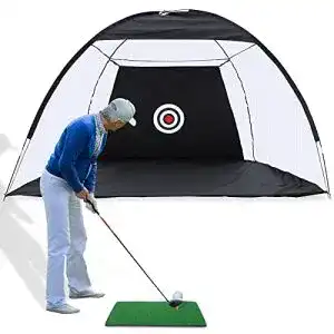 Golf abschlagnetz redcamp 10x7ft golf uebungsnetz mit rasen golf