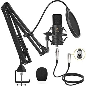 Großmembran-Mikrofon TONOR XLR Nierencharakteristik - grossmembran mikrofon tonor xlr nierencharakteristik