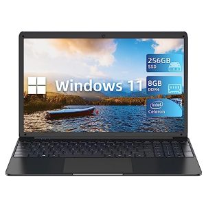 Günstiger Laptop SGIN Laptop,15,6 Zoll, 8 GB RAM, 256 GB SSD
