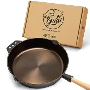 Gusseisen pfanne gussi gusseisenpfanne 28 cm poliert