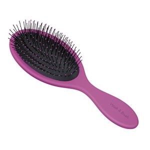 Haarbürste Clauss Wet & Brush , Mit Soft Touch-Griff, Pink/Schwarz - haarbuerste clauss wet brush mit soft touch griff pink schwarz