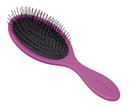 Haarbürste Clauss Wet & Brush , Mit Soft Touch-Griff, Pink/Schwarz