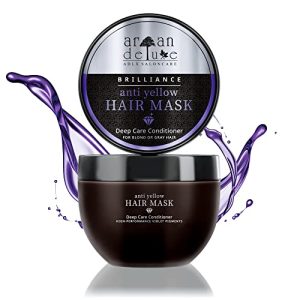 Haarmaske Argan Deluxe Silber, für blondes und graues Haar