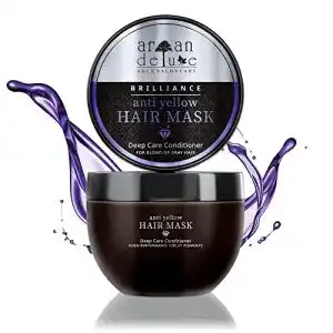Haarmaske argan deluxe silber fuer blondes und graues haar