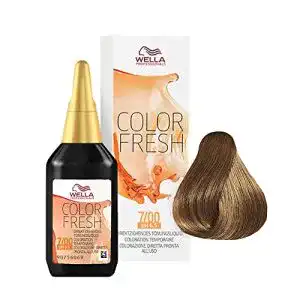 Haartoenung blond wella professionals color fresh 7 00
