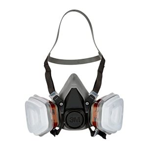 Halbmaske 3M Unisex Maske für Farbspritzarbeiten 6002, A2P2, Grau