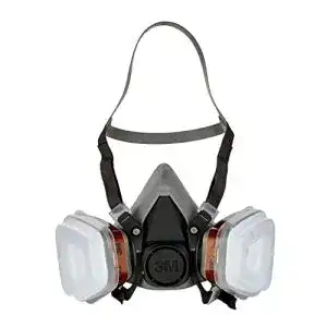 Halbmaske 3m unisex maske fuer farbspritzarbeiten 6002 a2p2 grau