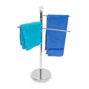 Handtuchstaender relaxdays mit 3 beweglichen handtuchstangen